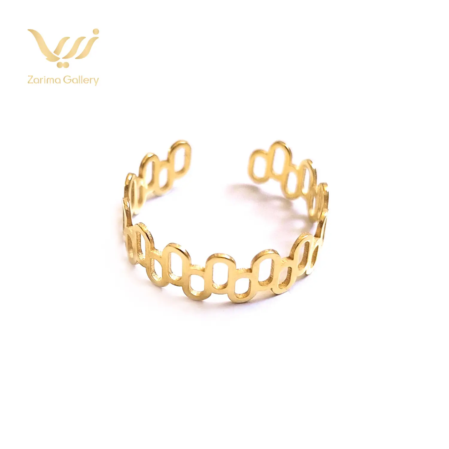 انگشتر طلا طرح لونزا